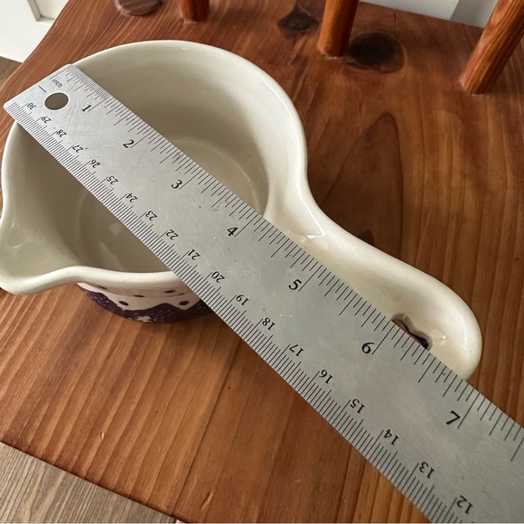 Boleslawiec Polish Pottery Gravy Sauce Bowl With Keyhole Handle - Picture 6 of 6